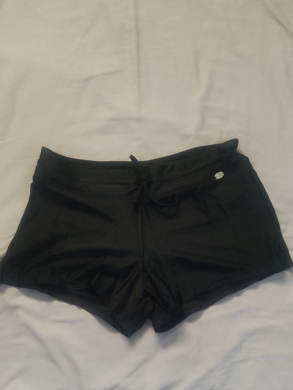 ZeroXposur Black Women's Athletic Shorts with Drawstring